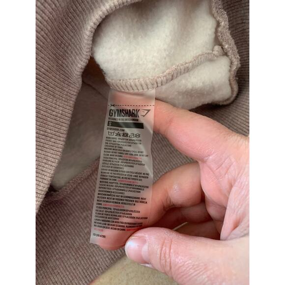 Gymshark womens small pink mauve tunic sweatshirt mock neck pullover yoga - Picture 8 of 10